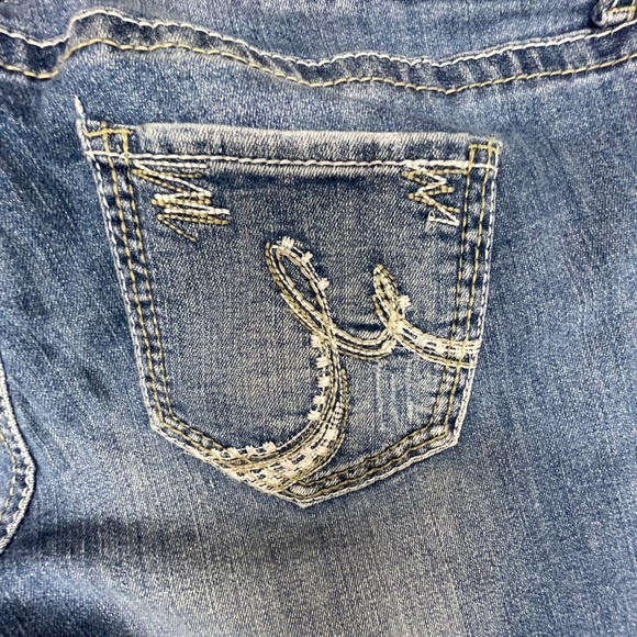 Women’s 16 Long Maurice’s Denim Blue Jeans - Picture 7 of 14